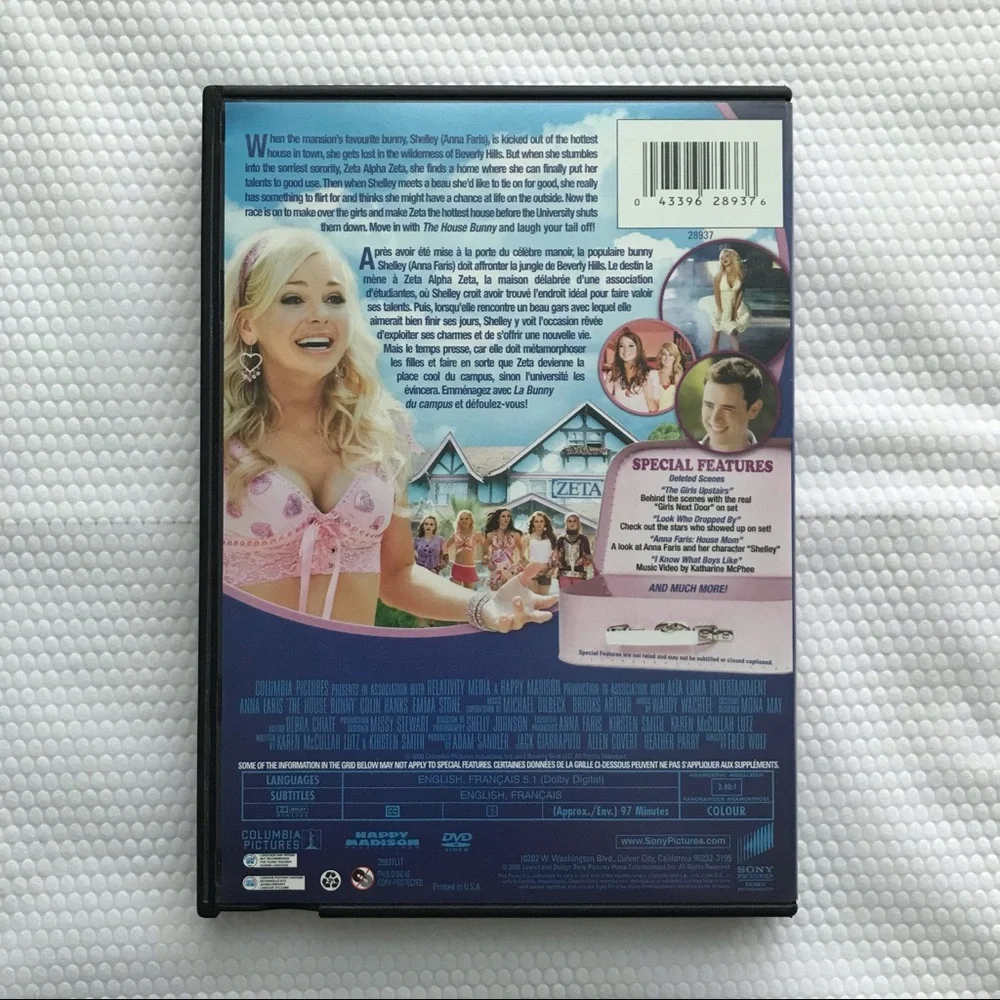 [ 3/$10 ] The House Bunny DVD - Picture 2 of 3
